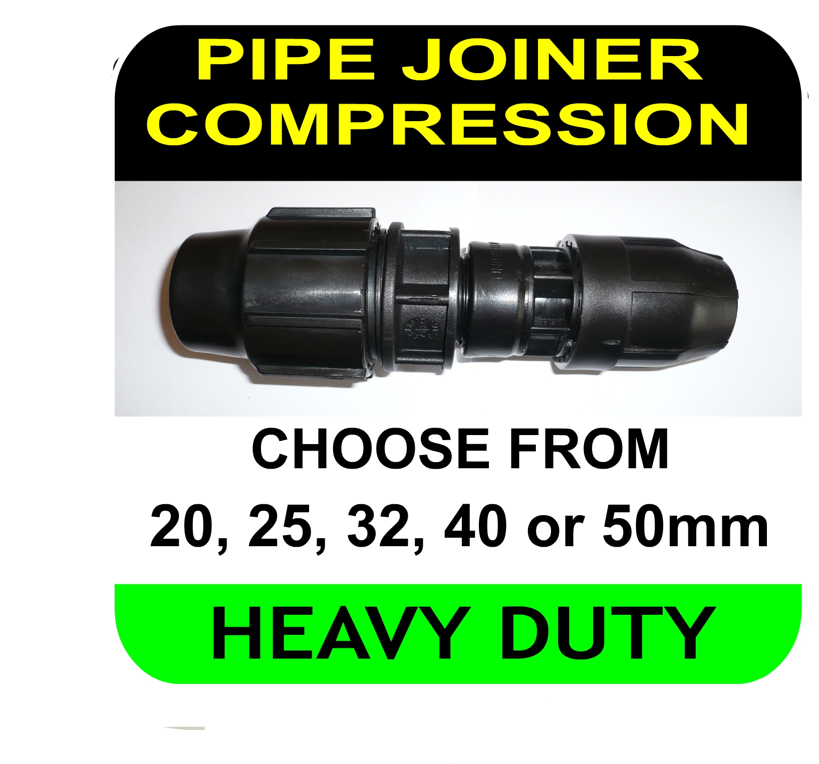 Pipe Reducer Compression Mm Mm Mm Mm Mm Connector Mdpe Water